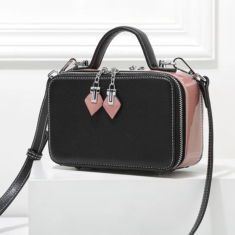 

LKPRBD2019 Bestsellers High Quality womenMini square package argeSplit splicing packageFashion Trend Package