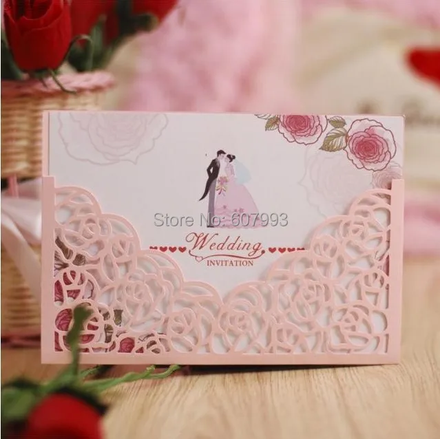 Red Rose Wedding Invitations And Cards White Wedding Invitations A2zweddingcards