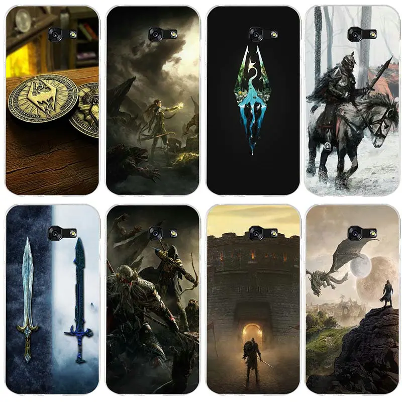 For Samsung Galaxy S2 S3 S4 S5 Mini S6 S7 S8 S9 S10 Lite Edge Plus Note 4 5 8 9 Soft TPU Phone Cases Cover The Elder Scrolls | Мобильные