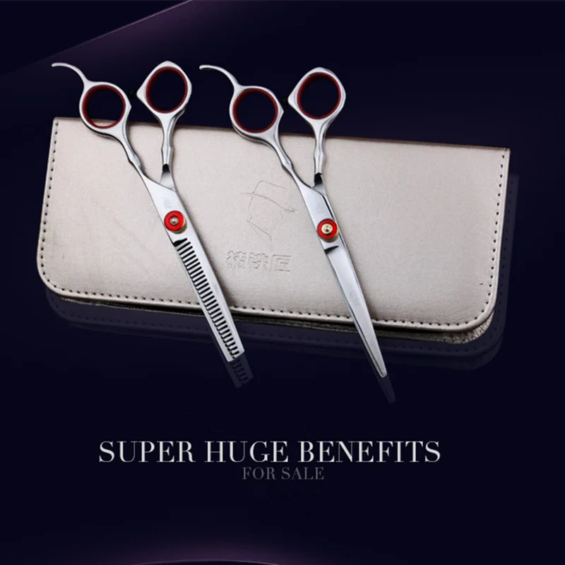 

2017new arrive SMITH CHU 6 Inch Hair Scissors Cutting Thinning Professional Hairdressing Salon Products Barber Hair Styling Tool