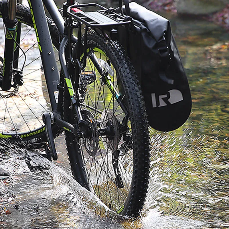 20L Bicycle Rear Rack Bags Full Waterproof PVC MTB Road Bike Camel Bag Large Trunk Cycling Pannier Single Shoulder Bag BG0086 (13)