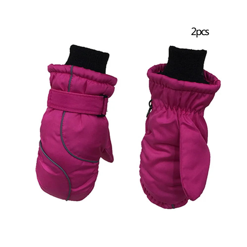 New Winter Kids thicken warm stitching ski gloves Children waterproof windproof gloves outdoor Accessories 5-9T