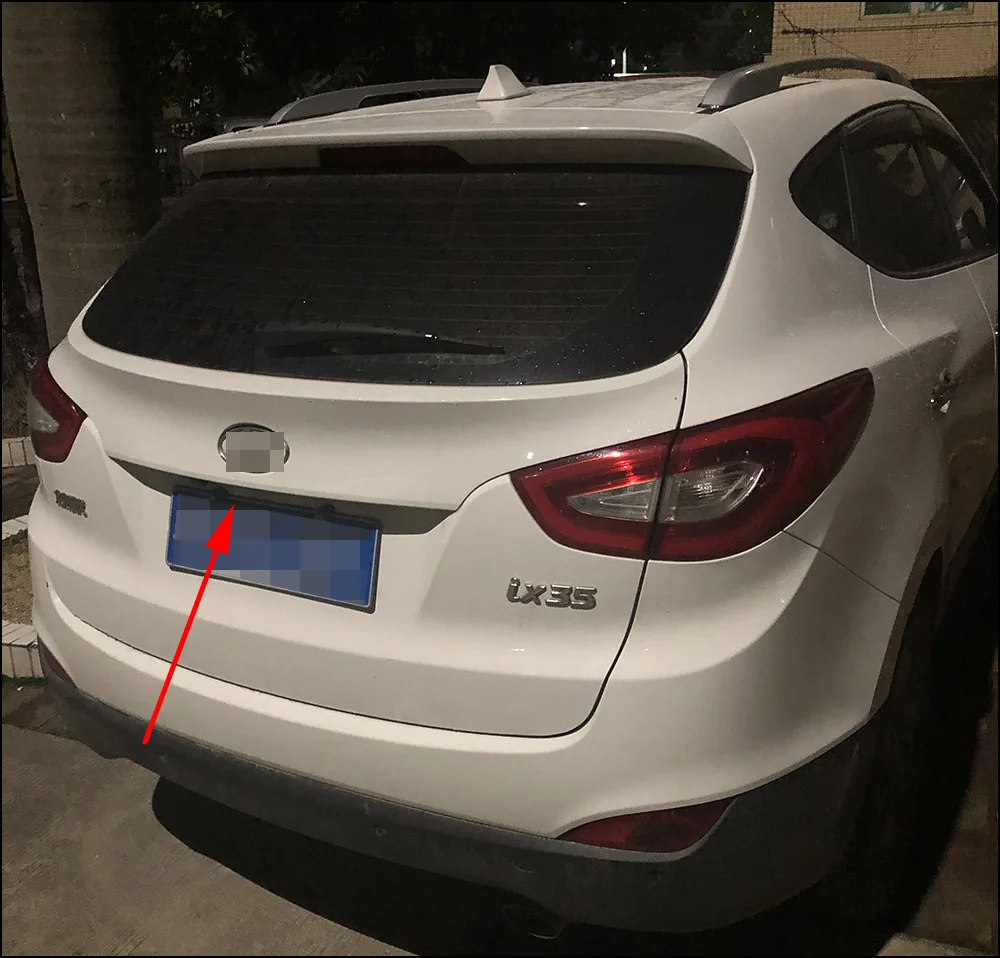 AUTONET резервная камера заднего вида для hyundai Tucson ix35 2009 2010 2011 2012 2013 камера ночного видения номерного знака RCA