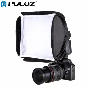 

PULUZ 23x23cm Portable Flash Light Softbox Speedlight Diffuser for 580EX 430EX 600EX for Canon Nikon Pentax Soft box Cover