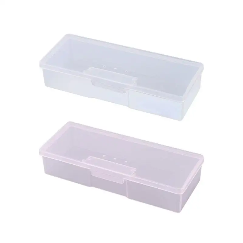 

Rectangle Nail Art Storage Box Dotting Drawing Studs Brushes Pens Holder Container Manicure Organizer Case 190 X 75 X 40 mm