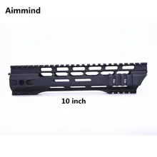 10 дюймов MLOK трубчатое цевье супер тонкий ar 15 Handguard Quad Rail для M4 M16