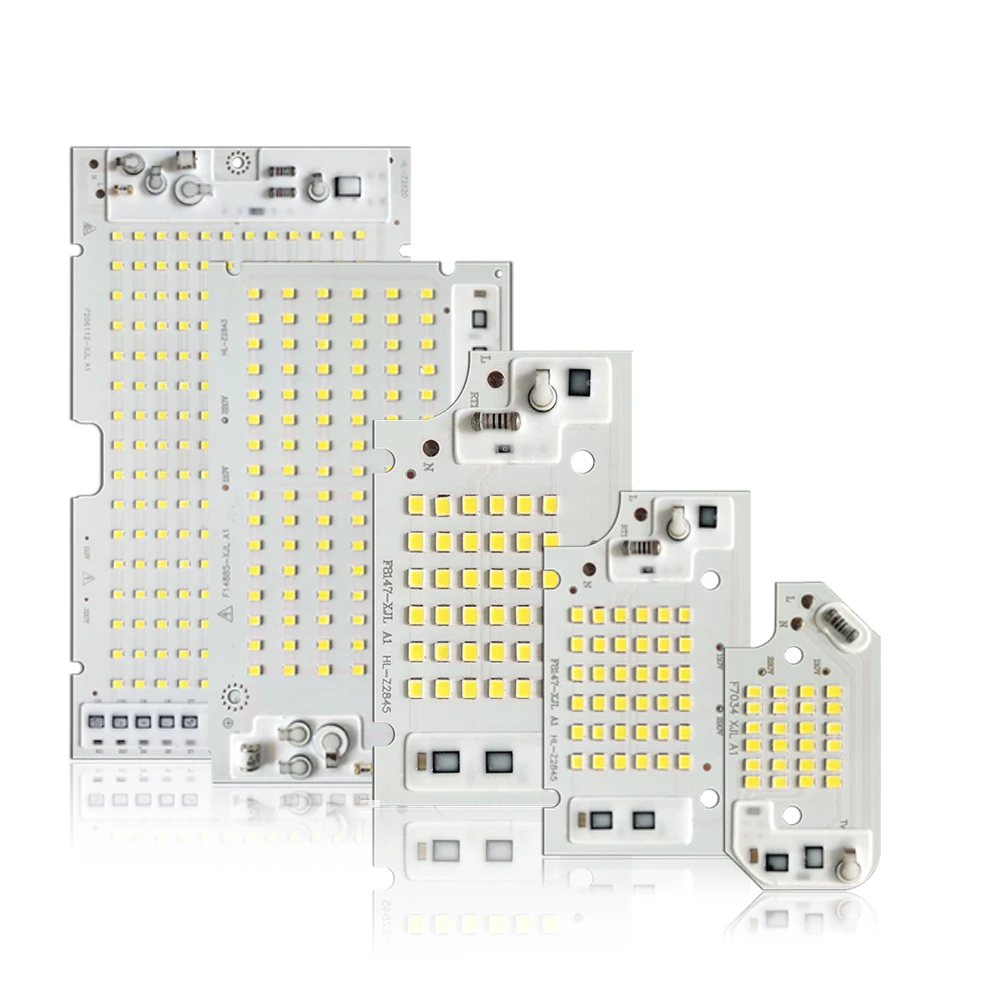 10 шт./лот Смарт IC SMD чипы светодиодные лампы 10 Вт 20 Вт 30 Вт 50 Вт 100 Вт ac220в/110 В вход непосредственно DIY для наружного прожектора