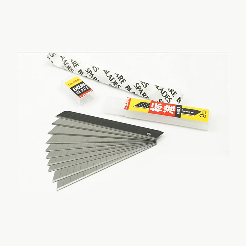 

10 blades /box 9mm Japanese TaJima blades Stainless steel snap off Utility Knife Replacement Blade for car wrap MX-LB30N