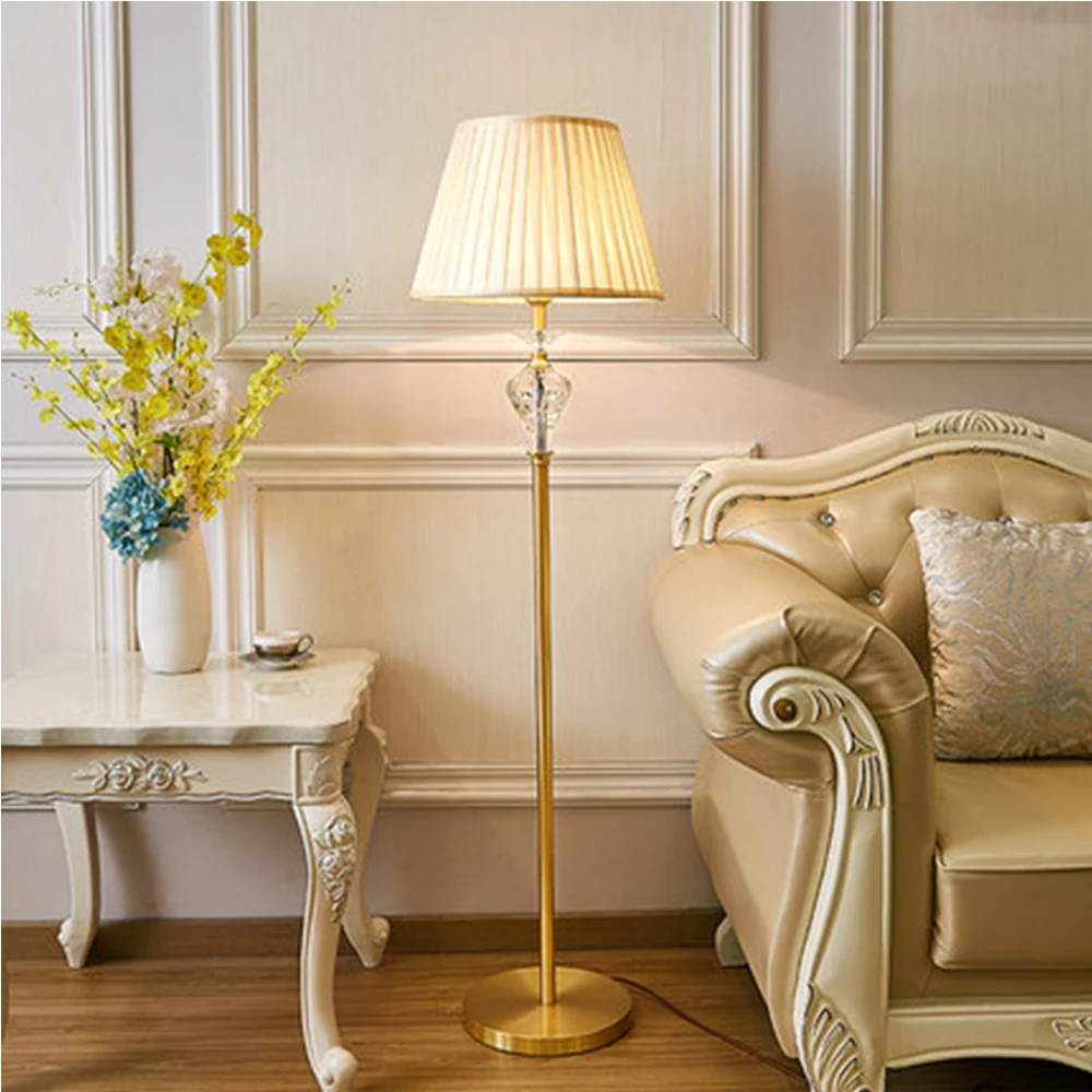 Напольные светильники светодиодные с кристаллами для гостиной спальни|lamps floor
