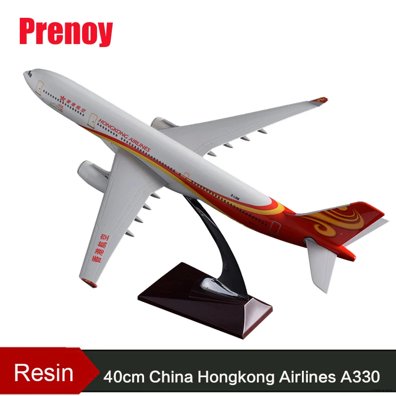 

40cm Resin Boeing A330 Airplane Model China Hongkong Airlines Aircraft Model Air Hongkong Aviation Airbus Airways Plane Model