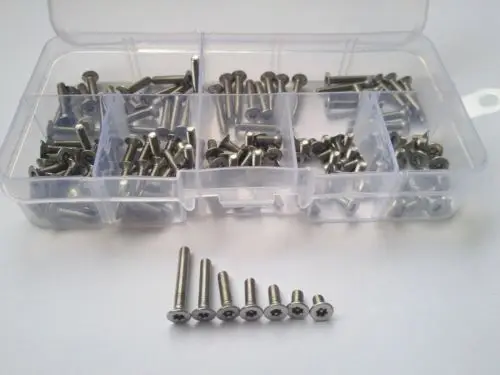 140 шт. M3 Torx T & TX розетка с потайной головкой ассортиментом стопорных винтов|bolt wall|m3