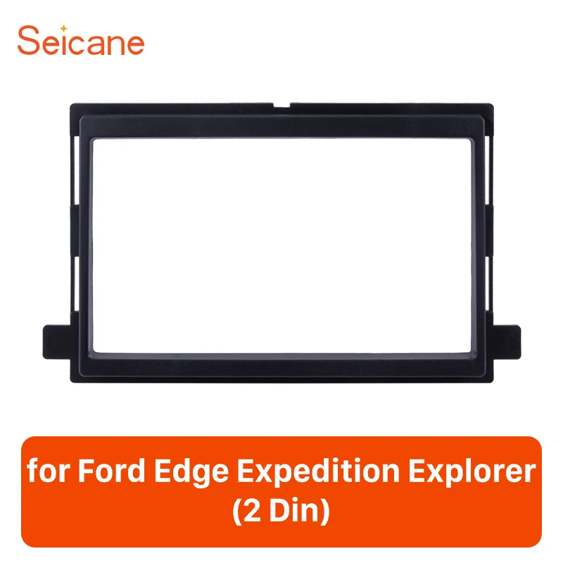 Seicane 173*98 мм OEM 2 Din универсальный монтажный комплект для отделки рамы автомобиля стерео фасции для Ford Edge Expedition Explorer Focus