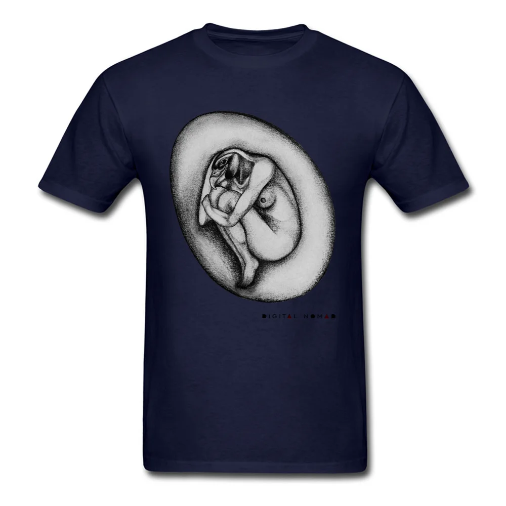 CreationDigital Nomad T-shirts Brand New Short Sleeve Geek 100% Cotton O Neck Young Tops T Shirt Street T-Shirt Autumn CreationDigital Nomad navy