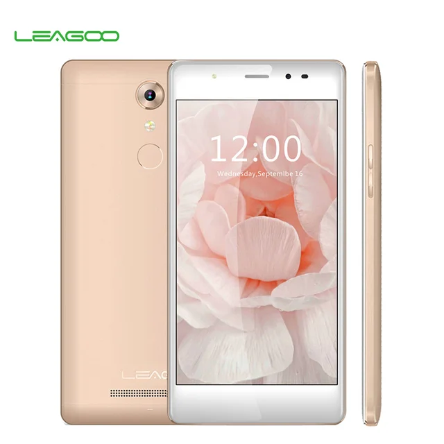 Смартфон Leagoo T1, операционная система Android 6.0, четырехядерный процессор MT6737, 5,0-дюймовый экран, ОЗУ 2 Гб, постоянная память 16 Гб, мобильный телефон 4G LTE с отпечатком пальца 13 мегапикселей 2400 мА/ч