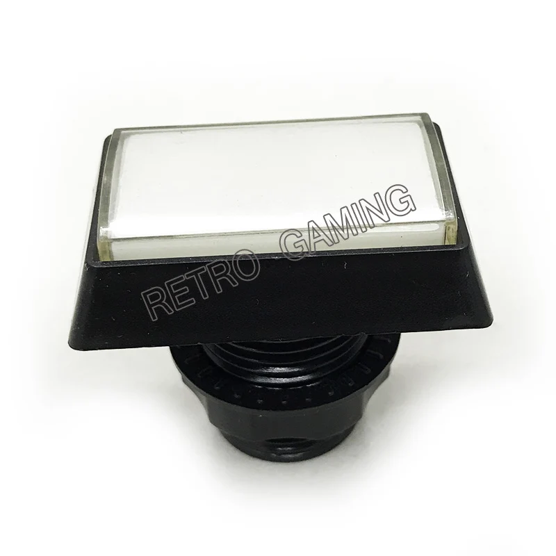

1pcs Rectangular LED Arcade Push Button 50*33mm lluminated Slot Game 5color Red Blue White Green Yellow for arcade machines