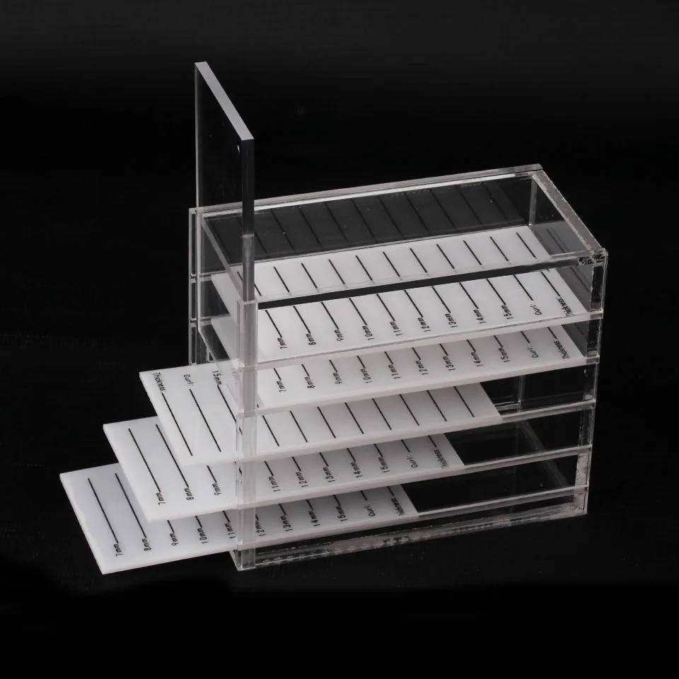 

Eyelash Extension Storage Box 5 Layers Acrylic Pallet Eyelashes Storage Organizer Holder Pallet Eyelash Extension Make Up Tools