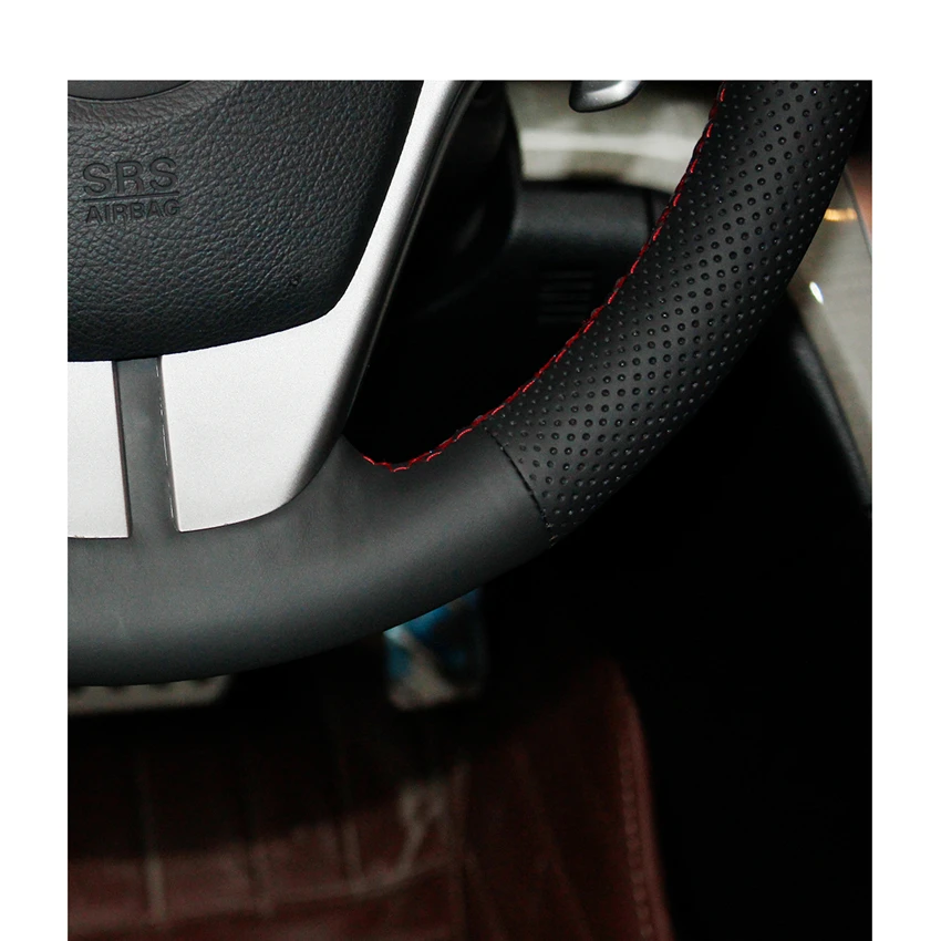 Черный Micro волокно кожаный руль автомобиля Обложка для Mazda 6 Atenza 2009 2010 2011 2012 2013 Интимные аксессуары