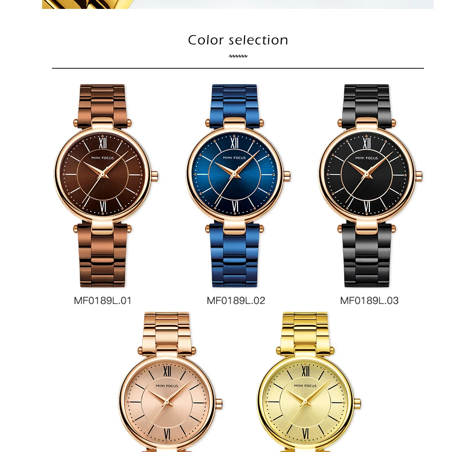 feminino cinta de aço inoxidável marca superior