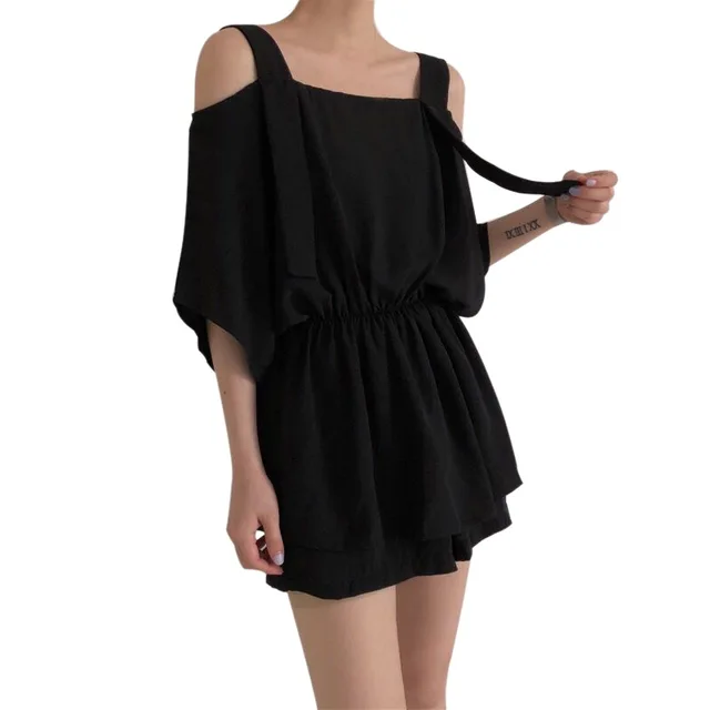 Special Price Summer Off-Shoulder Half Sleeves Top+Elastic Waist Shorts Solid Color Women's Tops Set Casual Two-piece Suit Plus Size 4XL OL Special Price Summer Off-Shoulder Half Sleeves Top+Elastic Waist Shorts Solid Color Women's Tops Set Casual Two-piece Suit Plus Size 4XL OL