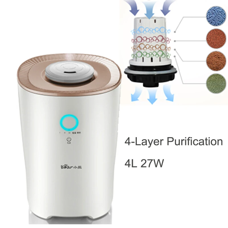 

15%JA104 Aromatherapy Diffusers Automatic Humidistat Control Ultrasonic Humidifier 4L 27W Mist Maker 360 Degree Rotating Nozzel
