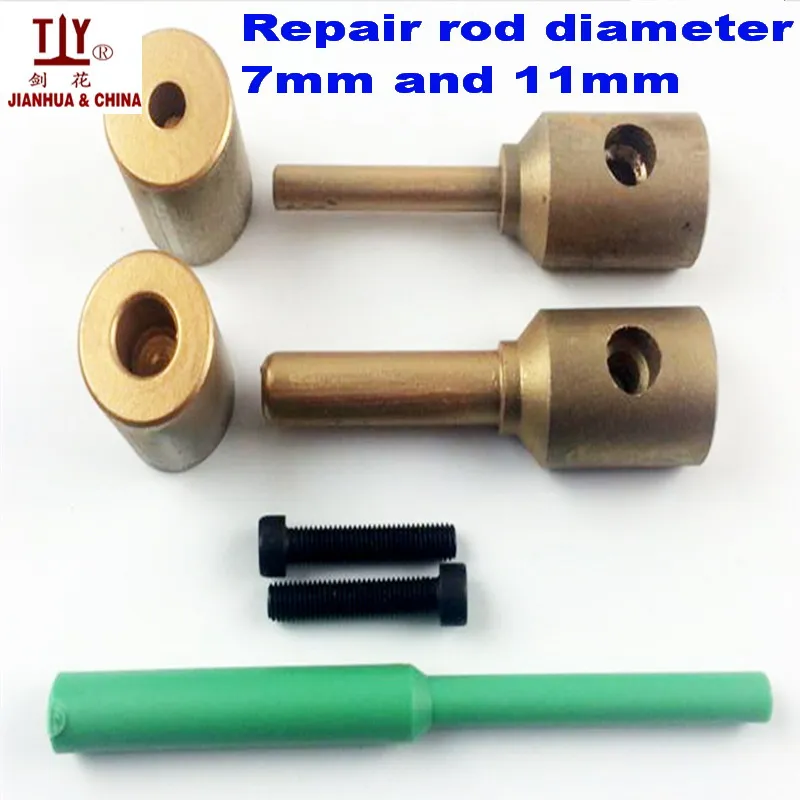 

Free Shipping PPR water pipe repair tool, repair leaks and loopholes 7and 11mm plastic pipe welding parts die head, Welding Mold