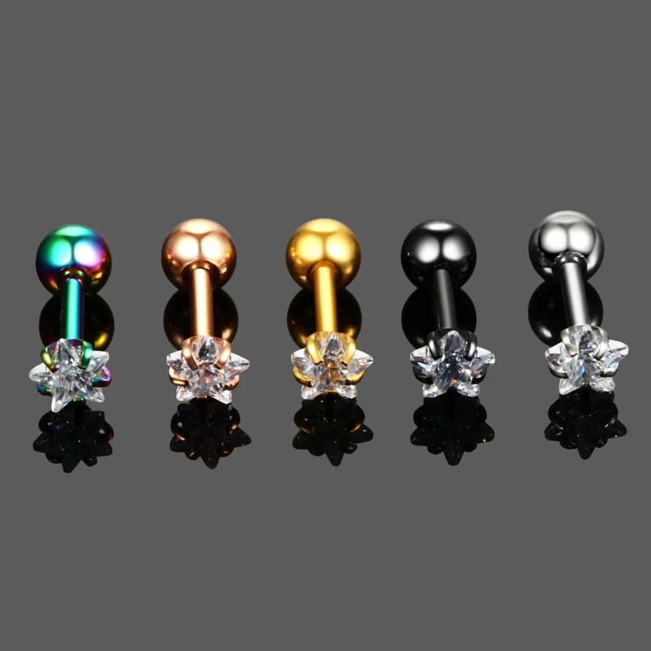 2Pcs 316L Steel Curved Barbell Christina Vertical Hood, 48 OFF