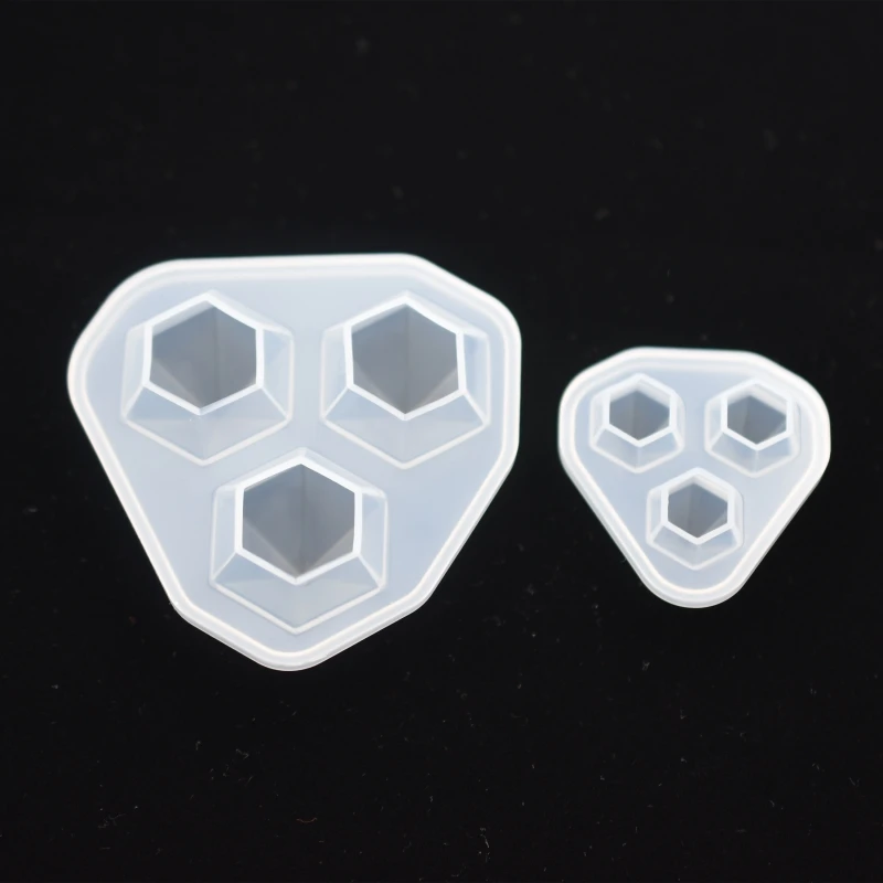 

Three diamonds Silicone Mold Resin Silicone Mould handmade DIY Jewelry Making epoxy resin molds