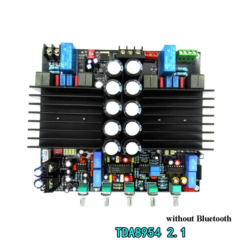 Tda8954-th 2,1 bluetooth Hi-Fi Fever цифровой усилитель плата класса D 210 Вт* 2 Собранный предыдущий усилитель аудио LM1036+ NE5532 C6-003