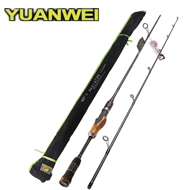 1 98m 2 1m 2 4m Spinning Fishing Rod 2Sec ML M MH Power Wood Root