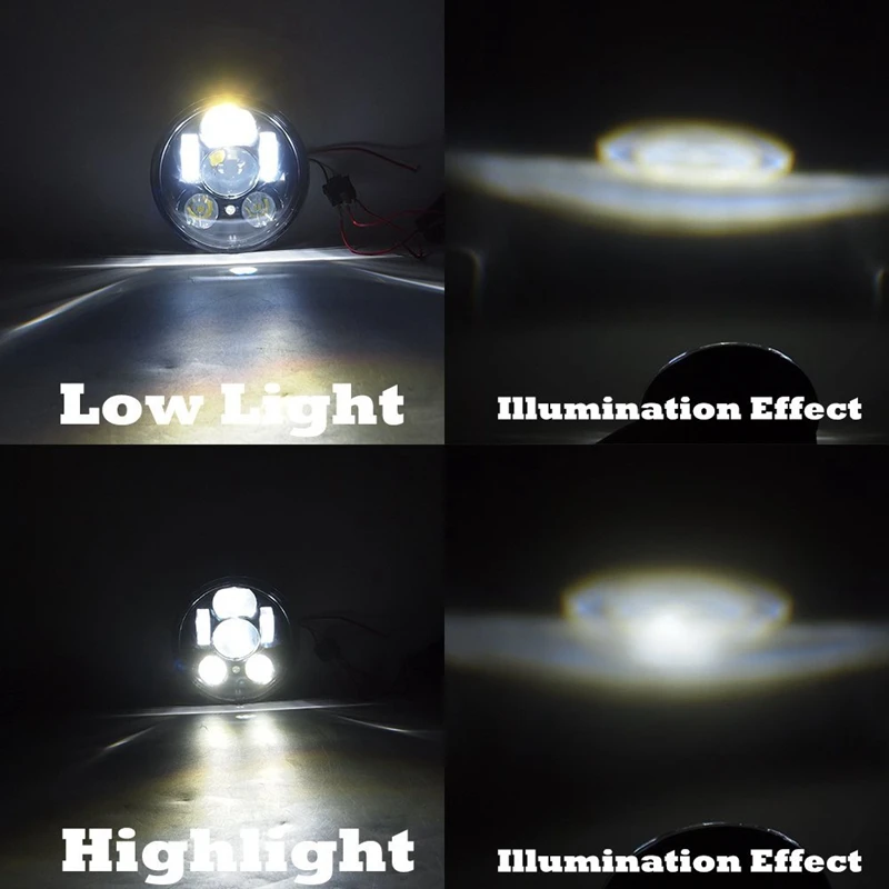 5.75 Inch Daymaker Projector LED Headlight for Harley Davidson Motorcycles Headl