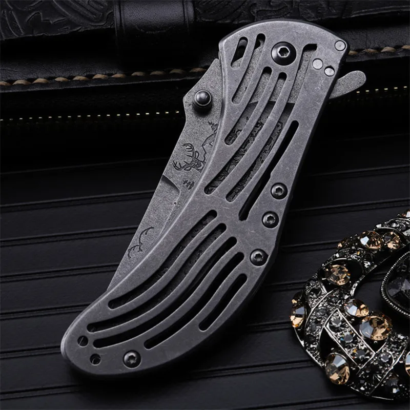 2016 New Arrival Limited Knives Karambit Outdoor Folding Knife Self-defense Wilderness Survival With High Hardness Wild Fruit