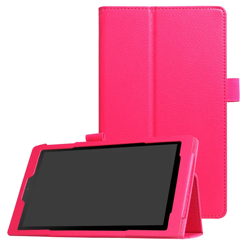 PU Leather Tablet Case Cover For Amazon Kindle New Fire HD 8 2017 Luxury Stand Protective Shell