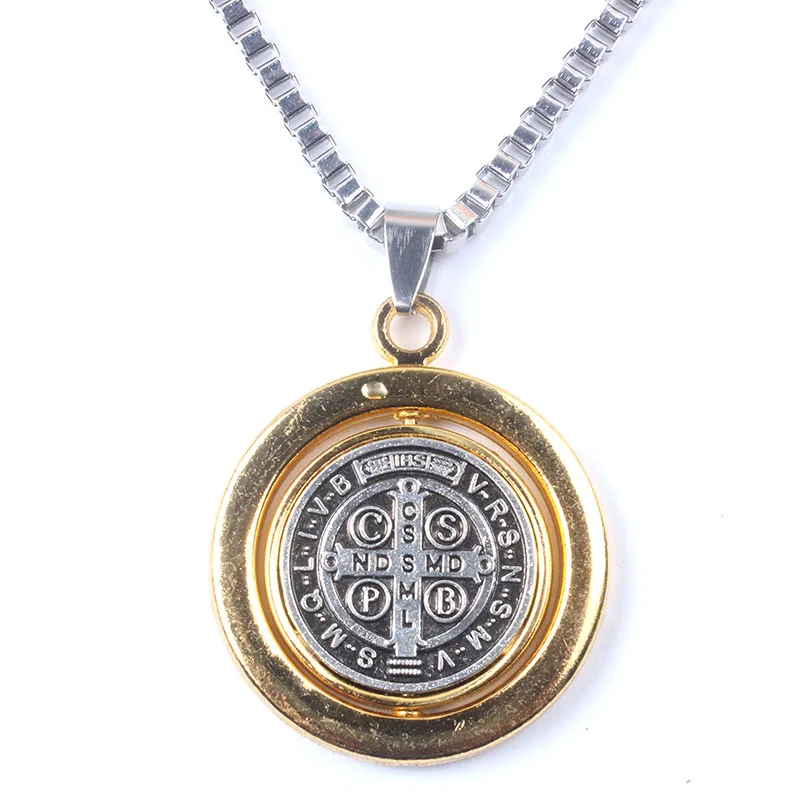 New Rotateble Pendant Necklace Christian charm adjustable Father Spirit