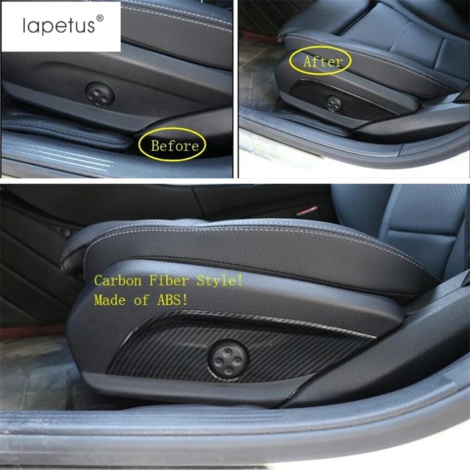 

Lapetus Accessories For Mercedes Benz E CLASS W213 2016 - 2019 ABS Seat Adjustment Switch Adjust Button Panel Molding Cover Kit