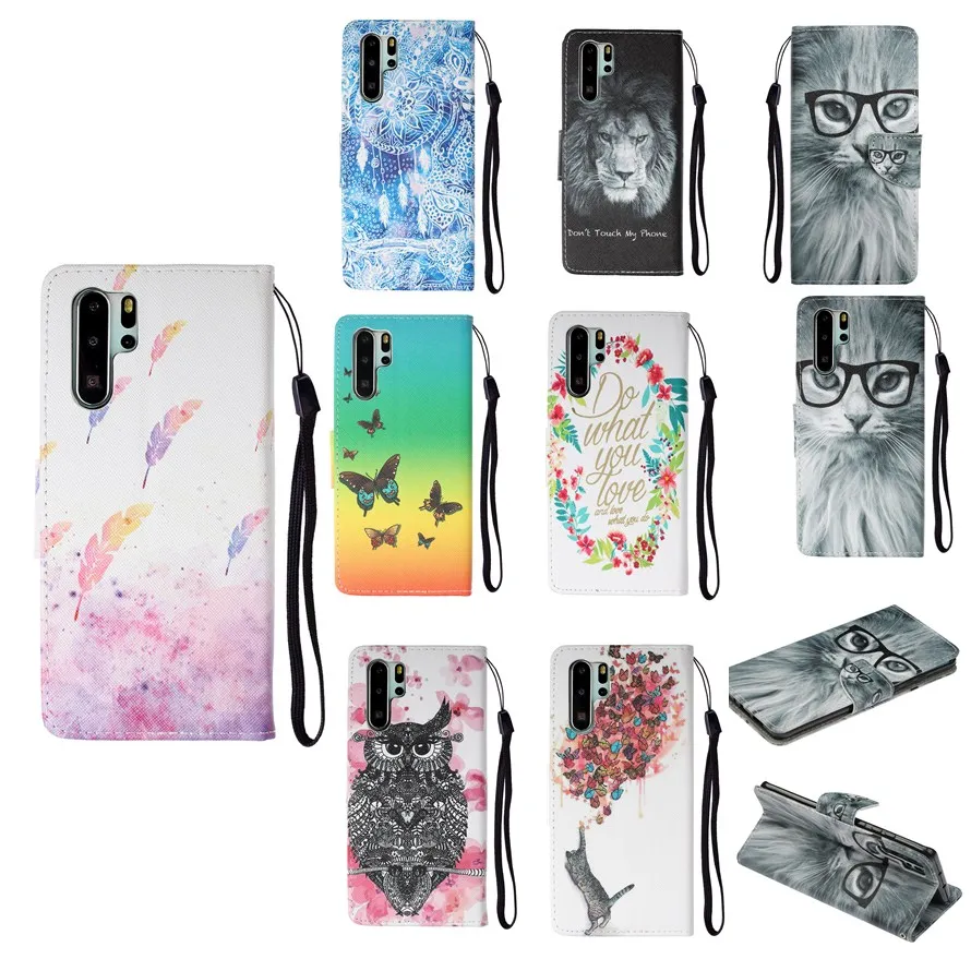 

Leather Wallet Case For Huawei P30 Pro Case Flip Cover For Huawei P10 P30 P20 Lite P20 Pro Mate 20 Lite Honor 6A 7C 7 Case