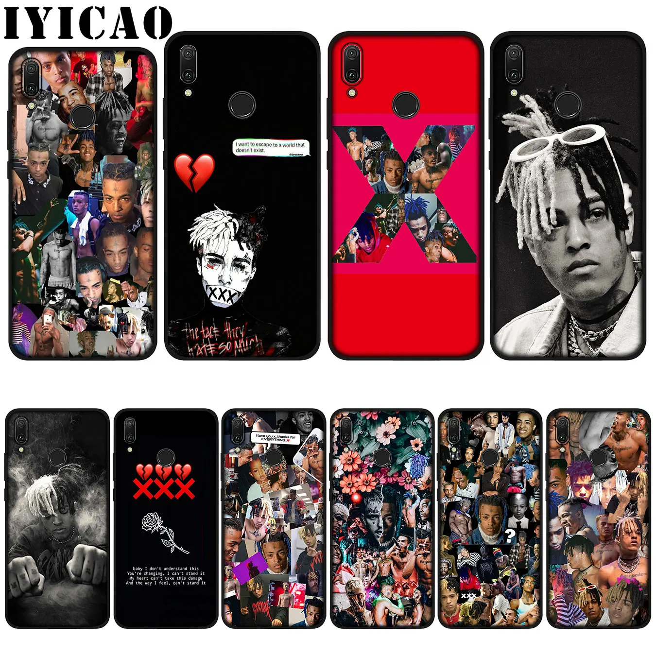 IYICAO XXXTentacion Hot Selling Fashion Design Soft Case for Huawei P20 Pro P10 P8 P9 P30 Lite Mini 2017 P Smart 2019 Cover | Мобильные