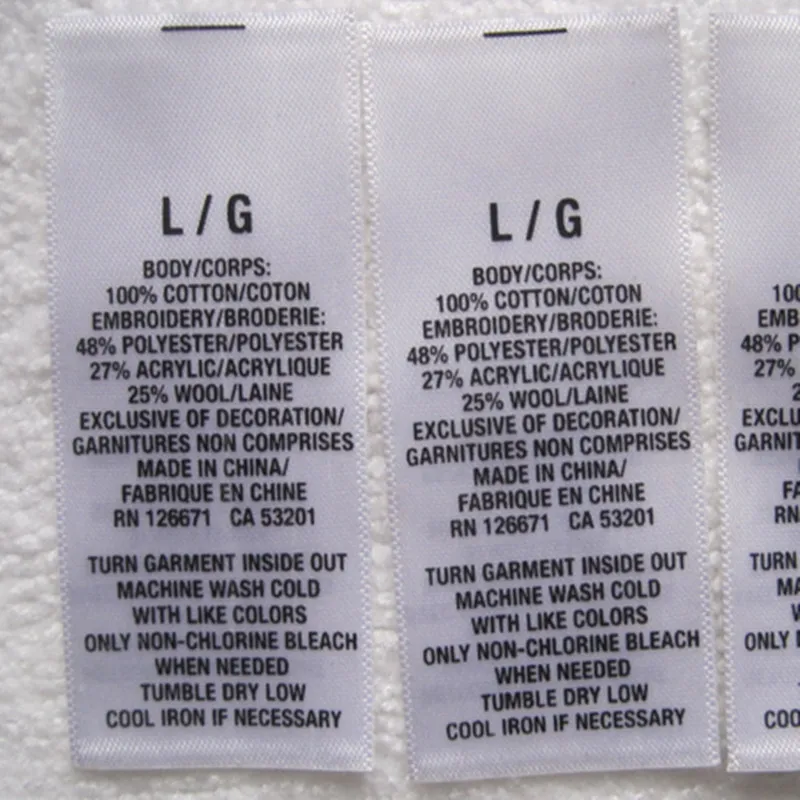 Popular Satin Care Label-Buy Cheap Satin Care Label lots