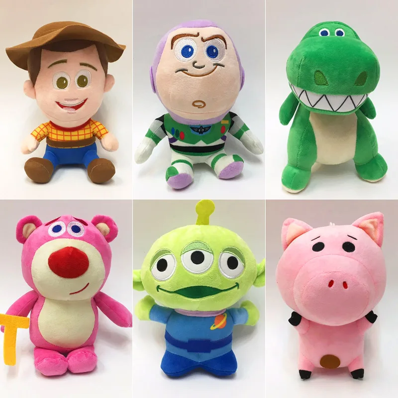 

6pcs Movie 4 Plush Toys Forky Bunny Alien Buzz Lightyear Story Soft Plush Stuffed Doll Figure Cartoon Toy Children Kids Gift