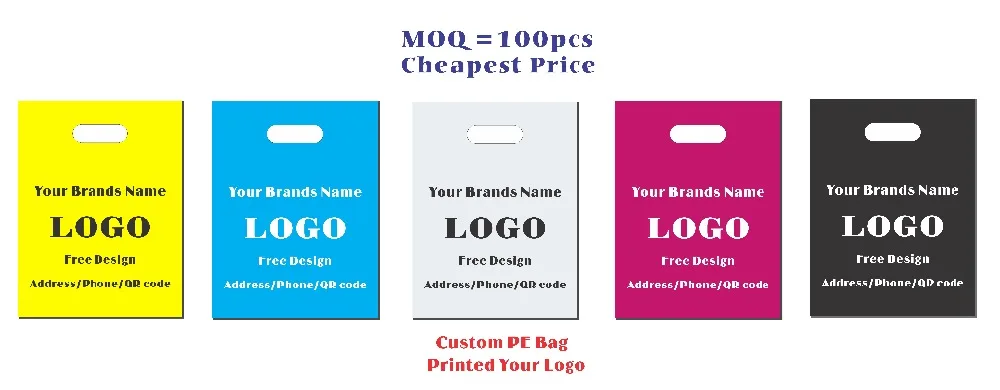 

Custom printed LOGO PE bag /custom bag /Packaging bag/ cloth packaging bag