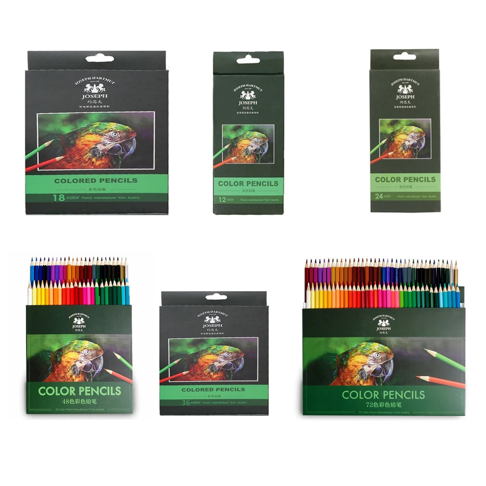 

Wooden Color Pencil Set Pastel Pencil Professional 18/36/48colors Stationery Crayons Sketching Artist Art Supplies Drawing Tool
