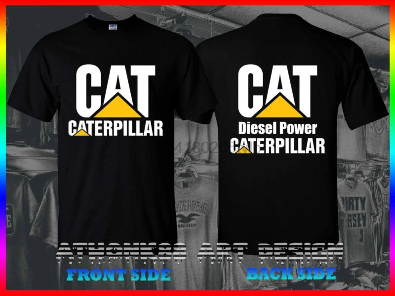 

CAT JCB Machine 424B Backhoe Loader POWER SYSTEM BY CATERPILLAR SHIRT T-SHIRT