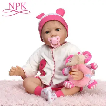 

55CM Full Silicone Reborn Baby Dolls Com Corpo De Silicone Menina Baby Dolls Christmas Gifts Lifelike Real Bebe Doll