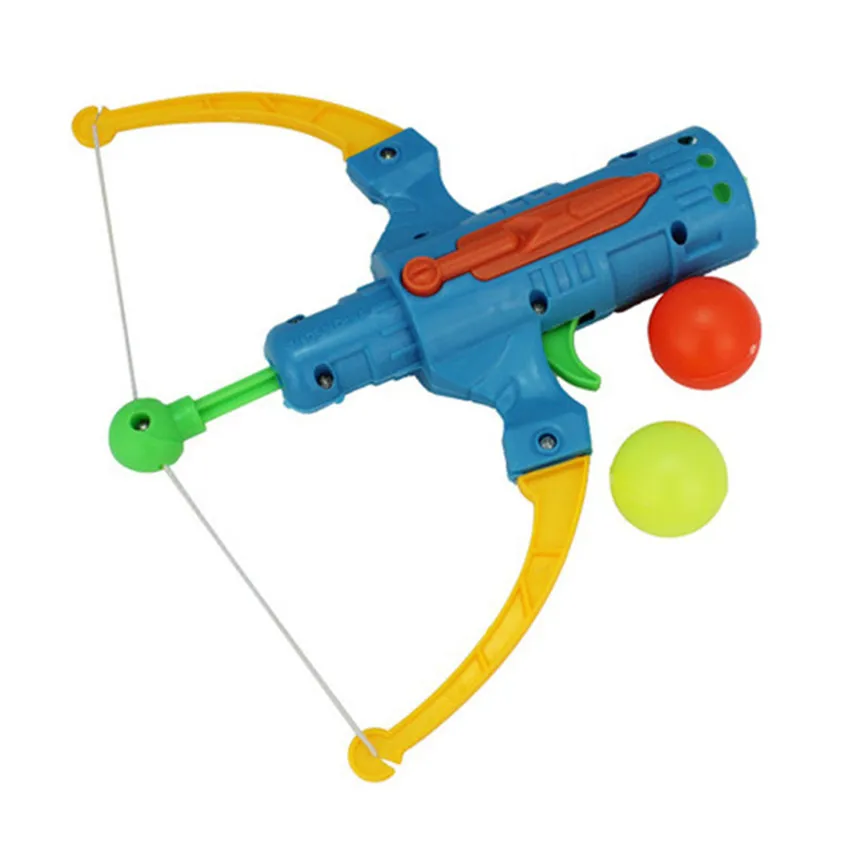 Arrow Table Tennis Gun Bow Archery Plastic Ball Flying Disk Shooting Toy Outdoor Sports Children Gift Slingshot Hunting Boy Toy