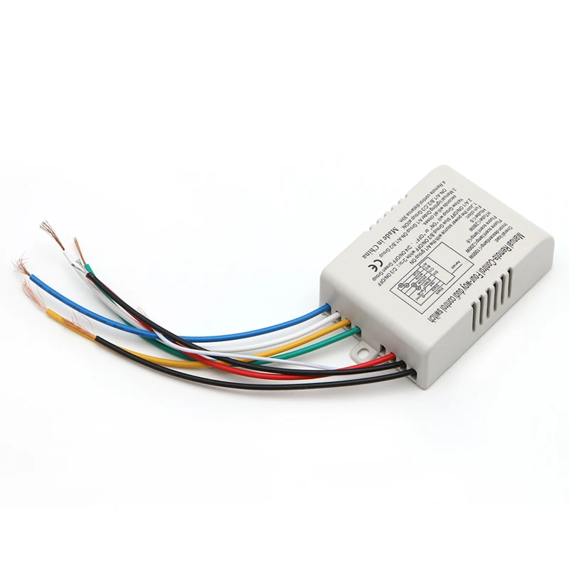 4 канала беспроводной вкл/выкл лампа дистанционное управление переключатель приемник передатчик L15