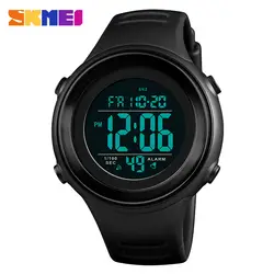 Мужские часы Топ эксклюзивный бренд SKMEI Chrono обратного отсчета для мужчин светодиодный цифровой спортивные часы мужские часы Военные