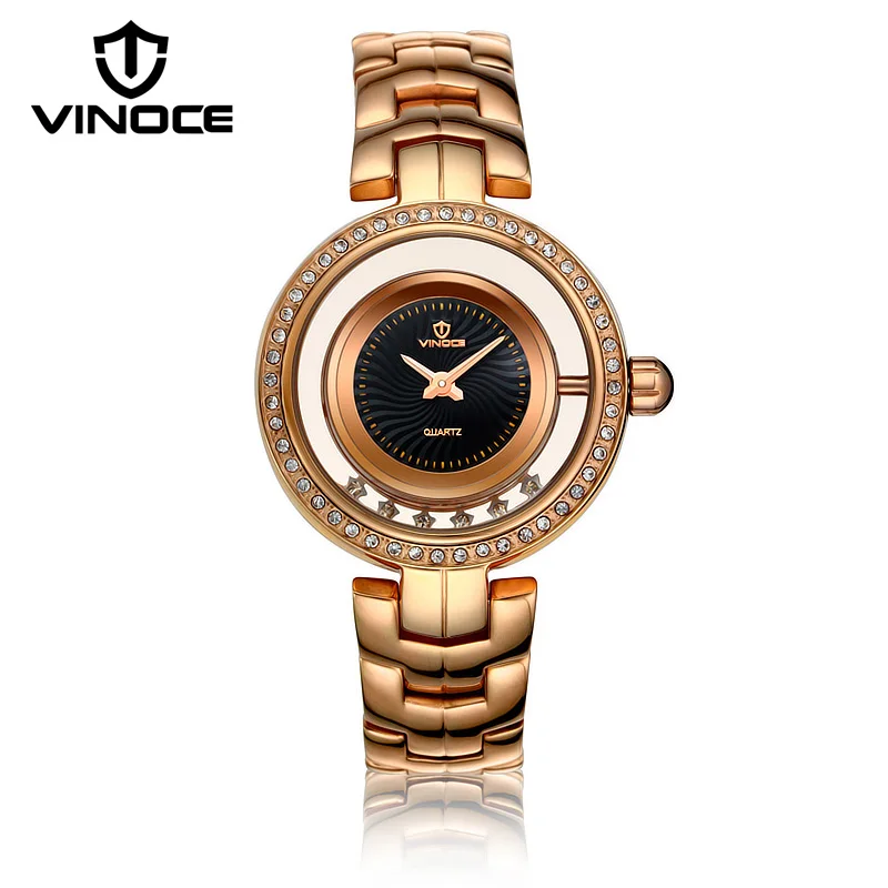 Hollow rotating waterproof font b watch b font font b Ladies b font Fashion Quartz font