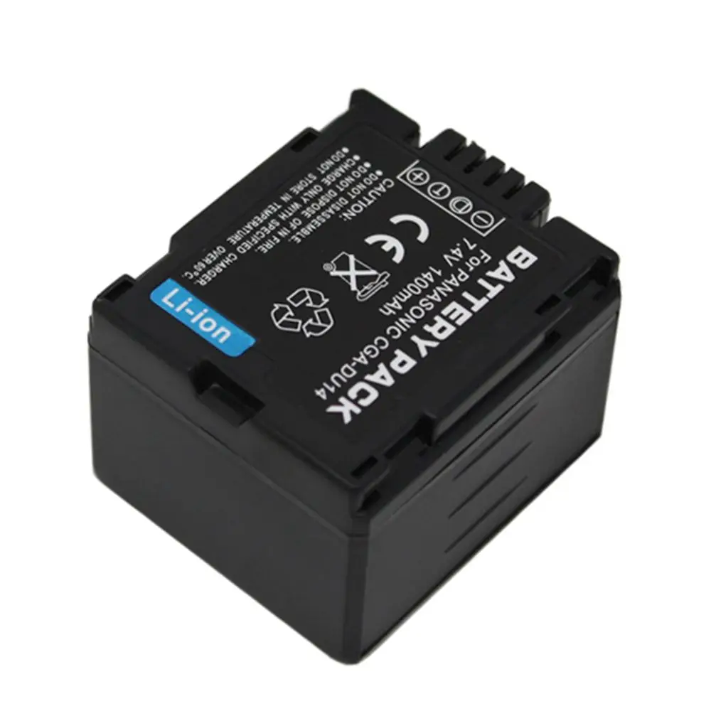 WHCYonline 1400 мА/ч Φ VW VBD140 CGA DU14 Аккумулятор для камеры PANASONIC DU06 DU07 VBD140|camera battery|cga du14battery