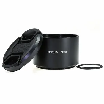 

52mm Professional Telephoto Metal Lens Hood 52mm Screw In 52mm Filter Thread+Cap