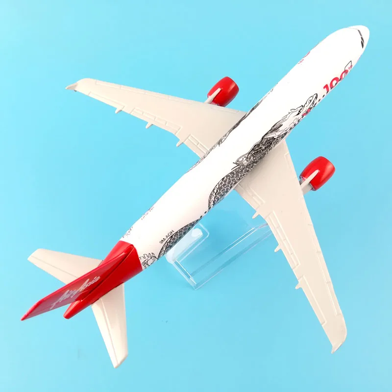 Авиакомпании a320 air asia модель Королевского самолета Иордании из сплава 16 см