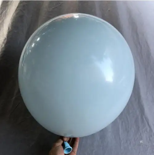 10 шт. 18 дюймов латексные шары Globos игрушки для детей воздушные шары на день рождения шарики для украшения детский день рождения - Цвет: Macaron blue